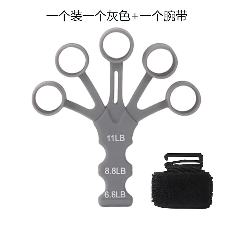 Finger Gripper Finger Exerciser Guitar Finger Exerciser 6 Resistant Levels Recovery Physical Tools Hand Strengthener