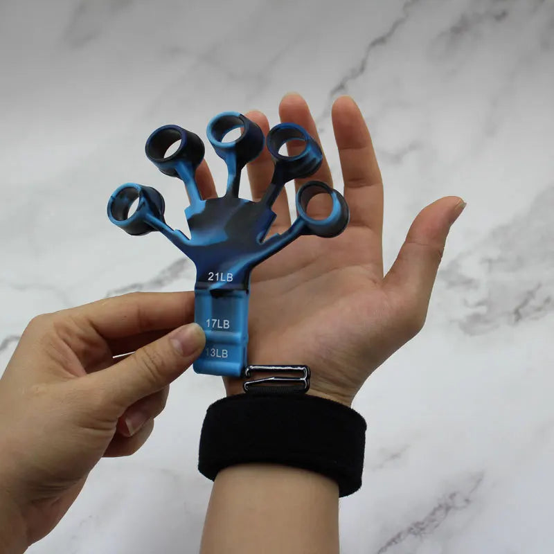 Finger Gripper Finger Exerciser Guitar Finger Exerciser 6 Resistant Levels Recovery Physical Tools Hand Strengthener